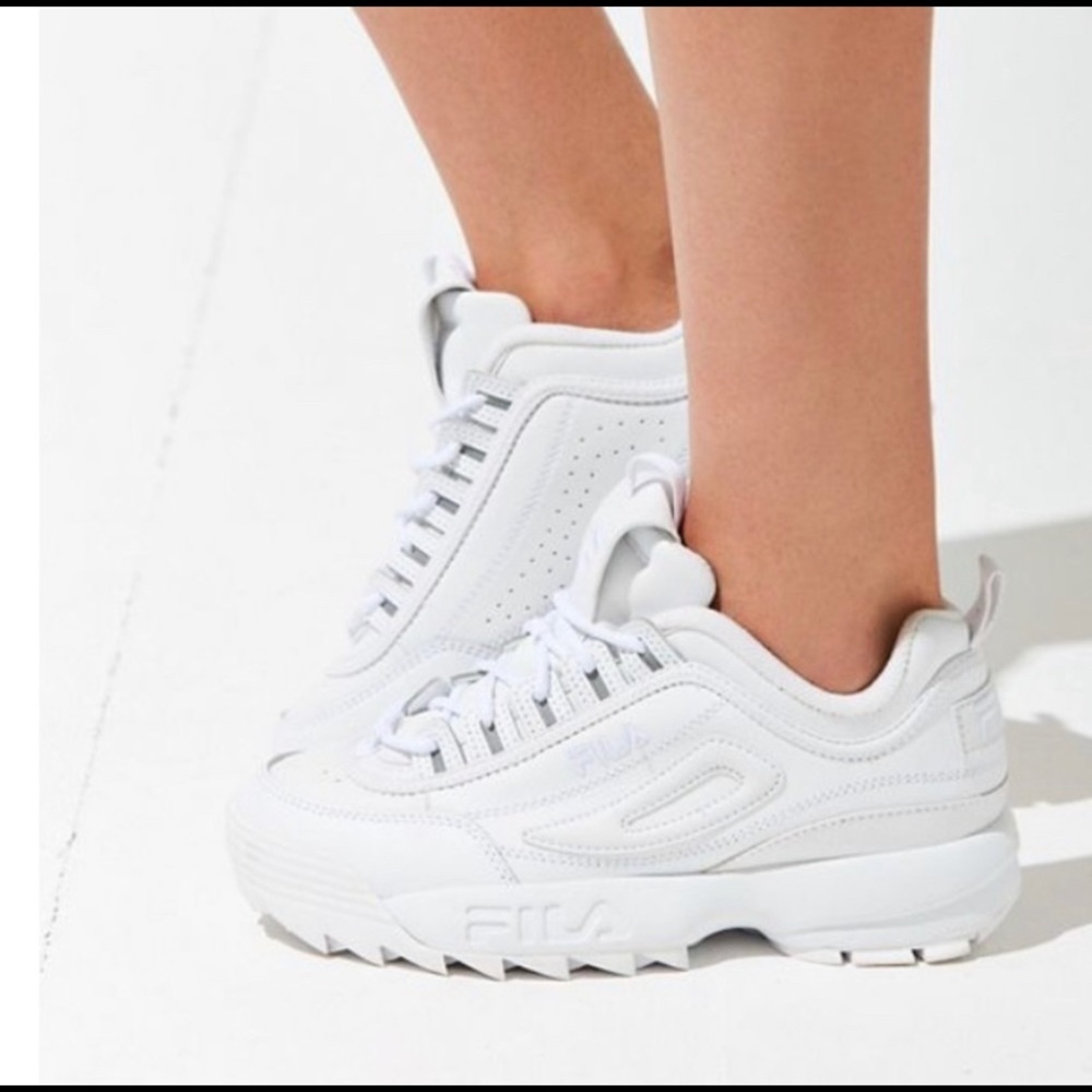 UO x Fila Disruptor 2 Premium Mono - Picture 1 of 8